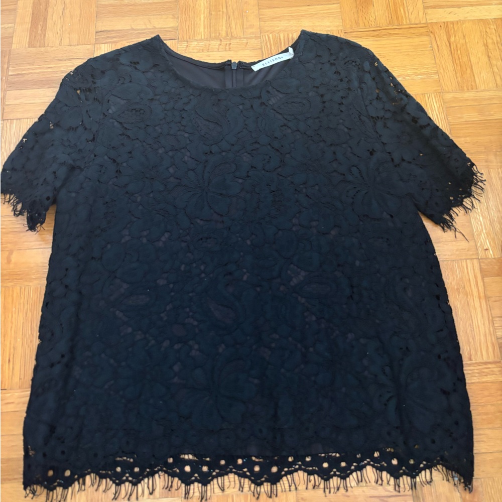Brand New Elegant Black Lace Top